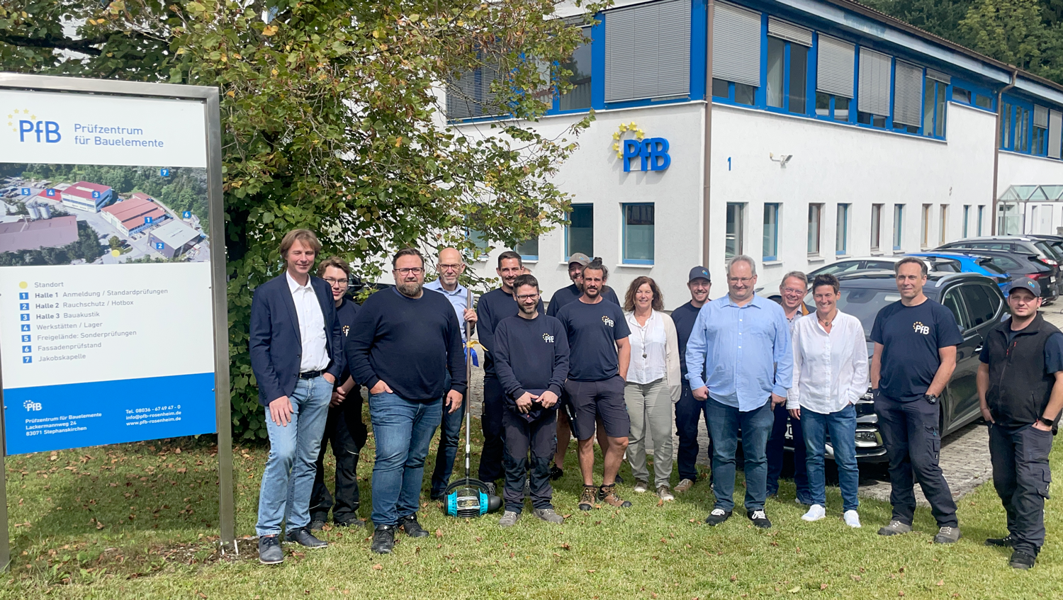 PfB Team zur Verabschiedung von Dr. Sinder