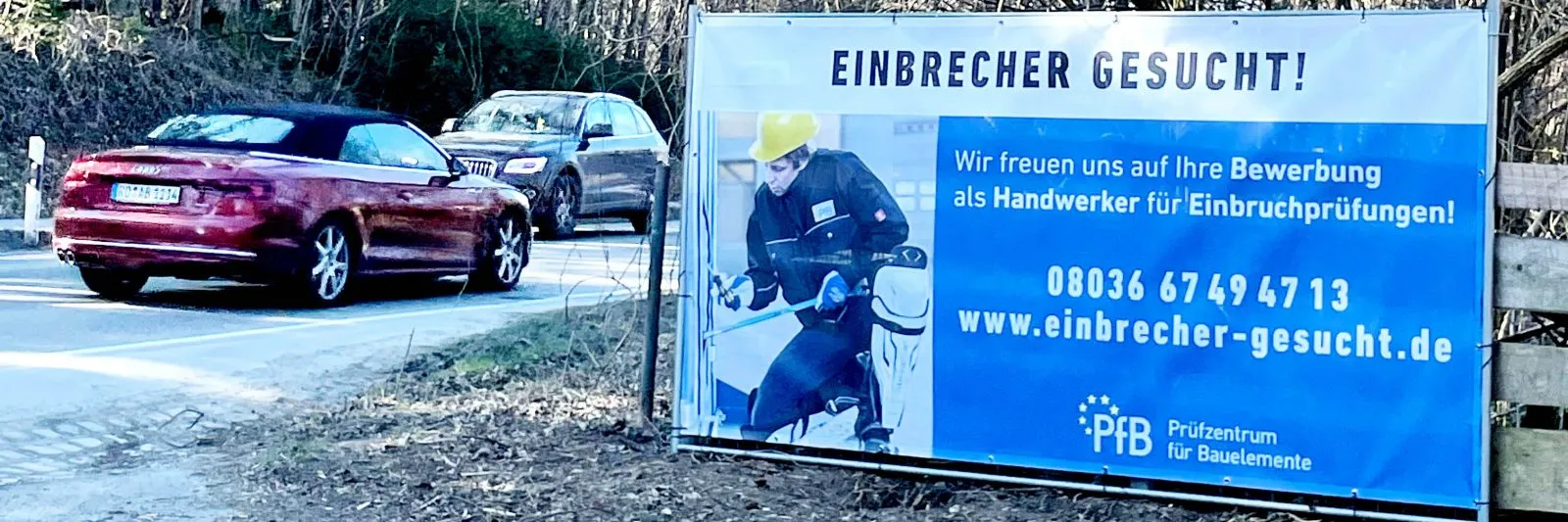 Stellenanzeige: Handwerker für Einbruchprüfungen gesucht