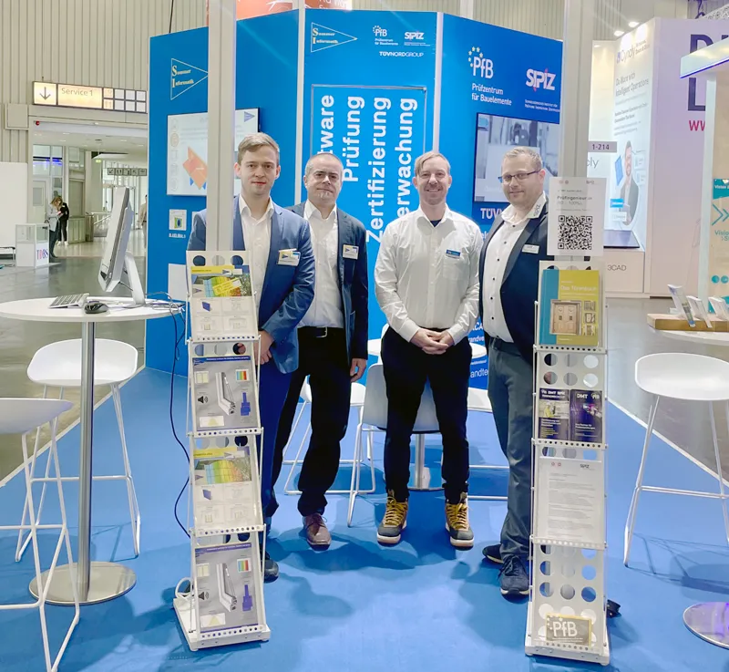 Messestand des PfB auf der Fensterbau Frontale